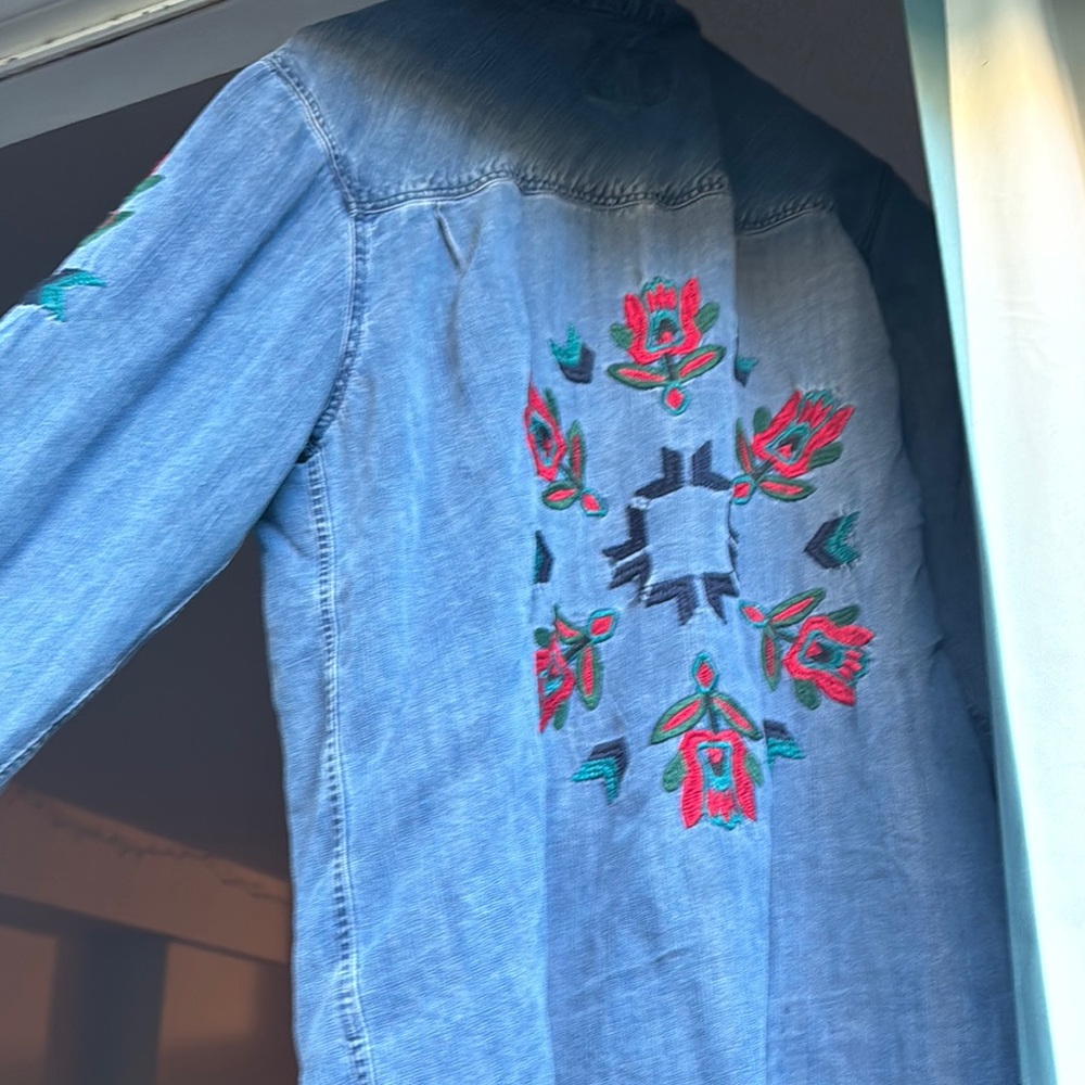 Embroidered Denim Jacket